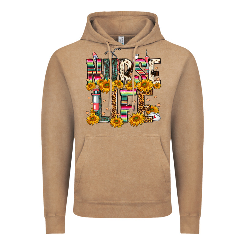 Western Nurse Life Vintage Hoodie by FaDigitalArtStudio | Teevron