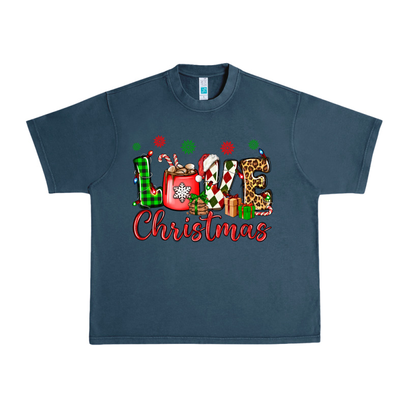 Love Christmas Urban Heavy Tee by OliviaCreatesArt | Teevron
