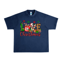 Navy love christmas Urban Heavy Tee - OliviaCreatesArt