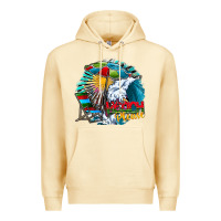 Pina Colada beach please Premium Hoodie - CowhideDigitalArt