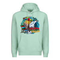Seafoam beach please Premium Hoodie - CowhideDigitalArt
