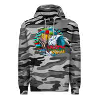 Slate Camo beach please Premium Hoodie - CowhideDigitalArt