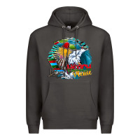 Smoke beach please Premium Hoodie - CowhideDigitalArt