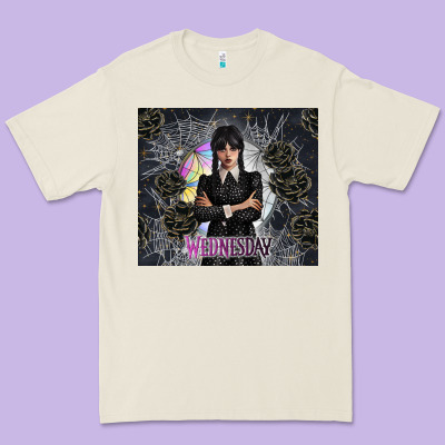 Gothic Girl With Black Rose Premium Tee Designed By Tumblerdesignbyshophia