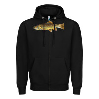 Black arizona apache trout fish Zipper Hoodie - BarkalooDesign
