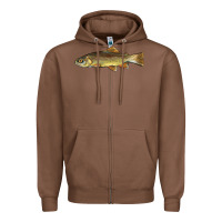Chestnut arizona apache trout fish Zipper Hoodie - BarkalooDesign