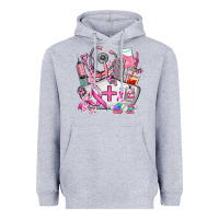 Heather Grey nurse cancer Heavyweight Hoodie - AdoDesignShop