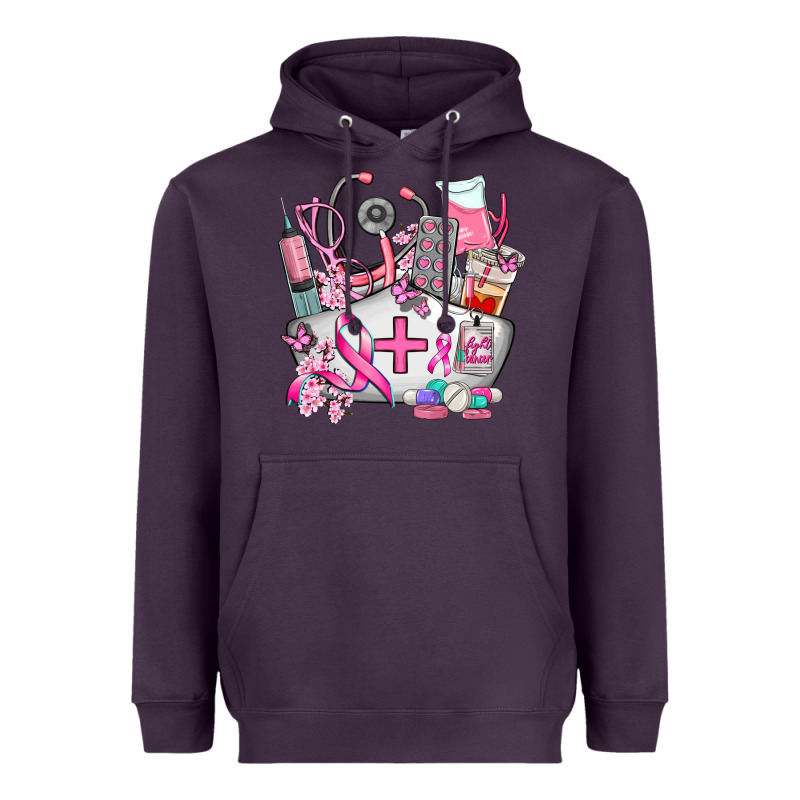 Nurse Cancer Heavyweight Hoodie by AdoDesignShop | Teevron