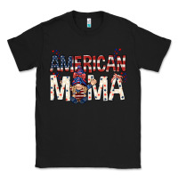 Black American mama with gnome Mother's Day Classic Tee - HowdyJamesFarm