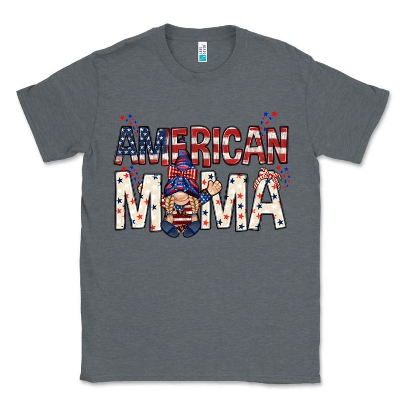 American Mama With Gnome Mother's Day Classic Tee by HowdyJamesFarm | Teevron