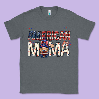 American Mama With Gnome Mother's Day Classic Tee Designed By Howdyjamesfarm