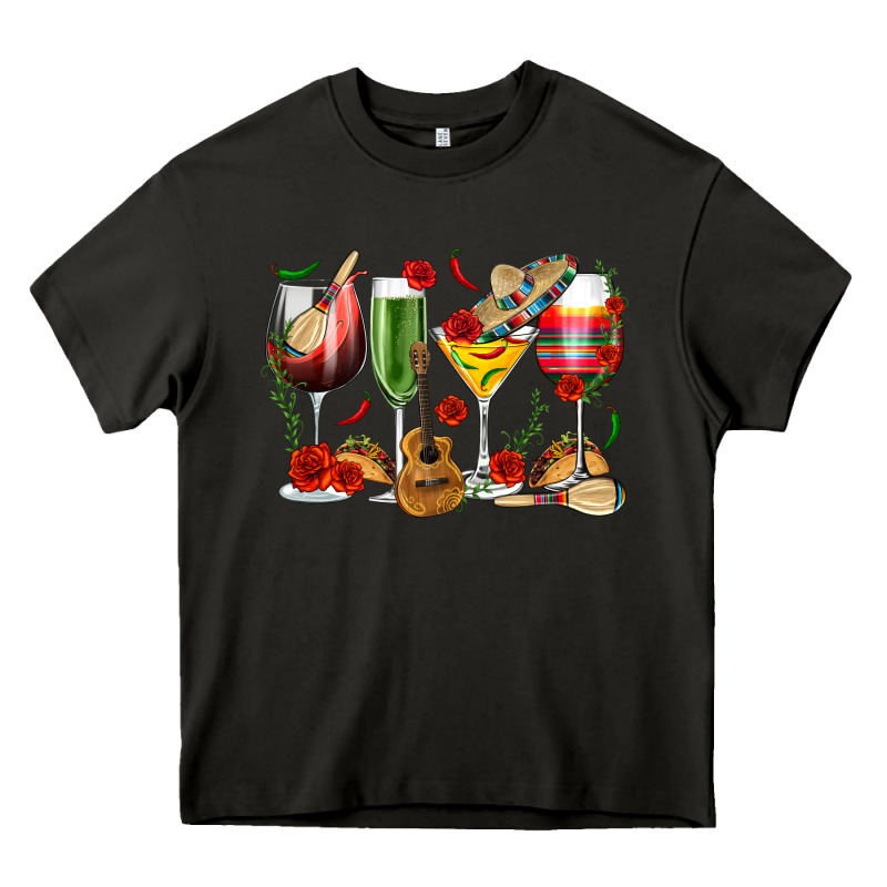 Mexico Wine Glasses Heavy Core Tee by texasbilliewilder | Teevron
