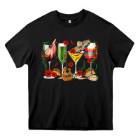 Black Mexico Wine Glasses Heavy Core Tee - texasbilliewilder