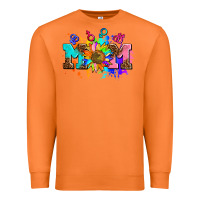 Carrot pride lesbian gay mom sunflower Premium Sweatshirt - AdoDesignShop