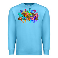 Ocean Blue pride lesbian gay mom sunflower Premium Sweatshirt - AdoDesignShop