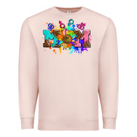 Pale Pink pride lesbian gay mom sunflower Premium Sweatshirt - AdoDesignShop