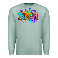 Seafoam pride lesbian gay mom sunflower Premium Sweatshirt - AdoDesignShop
