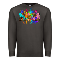 Smoke pride lesbian gay mom sunflower Premium Sweatshirt - AdoDesignShop