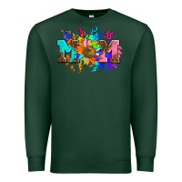 Sports Green pride lesbian gay mom sunflower Premium Sweatshirt - AdoDesignShop