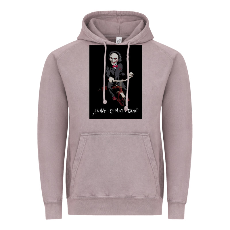 Saw I Want To Play A Game Picture Vintage Hoodie by maiPhamDesign | Teevron