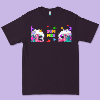 Summer Premium Tee Designed By Tumblerdesignbyshophia