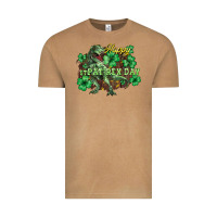 Vintage Camel Happy St. Patrick's Day T-Rex Vintage Tee - HowdyJamesFarm