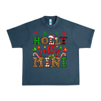 Midnight Navy holly jolly mini Urban Heavy Tee - OliviaCreatesArt