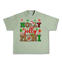 Oil Green holly jolly mini Urban Heavy Tee - OliviaCreatesArt