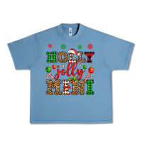 Pebble Blue holly jolly mini Urban Heavy Tee - OliviaCreatesArt