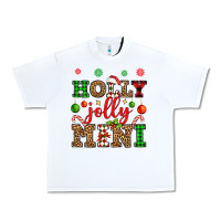 White holly jolly mini Urban Heavy Tee - OliviaCreatesArt