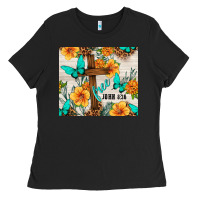Black christian free john 8 36 Ladies Tee - TumblerDesignByShophia