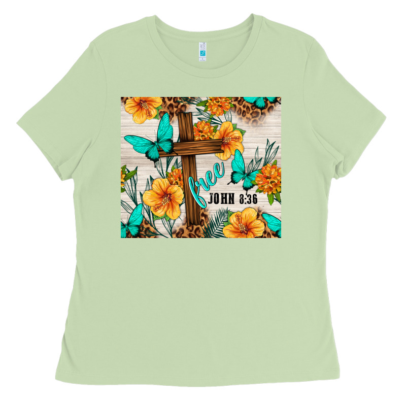 Christian Free John 8 36 Ladies Tee by TumblerDesignByShophia | Teevron