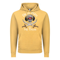 Vintage Mustard Dead Men Tell No Tales Funny Gifts Boy Girl Vintage Hoodie - maiPhamDesign