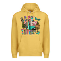 Antique Gold back that thing up camping Premium Hoodie - RanaPortraitStore