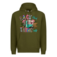 Army Green back that thing up camping Premium Hoodie - RanaPortraitStore