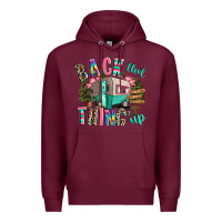 Burgundy back that thing up camping Premium Hoodie - RanaPortraitStore