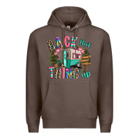 Coffee back that thing up camping Premium Hoodie - RanaPortraitStore