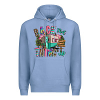 Colony Blue back that thing up camping Premium Hoodie - RanaPortraitStore