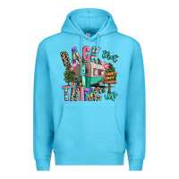Ocean Blue back that thing up camping Premium Hoodie - RanaPortraitStore