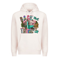 Pale Pink back that thing up camping Premium Hoodie - RanaPortraitStore