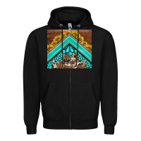 Black western  sunflower turquise gemstone  tumbler Zipper Hoodie - BarkalooDesign