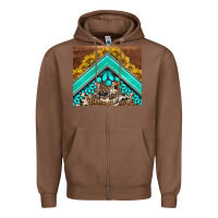 Chestnut western  sunflower turquise gemstone  tumbler Zipper Hoodie - BarkalooDesign