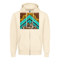 Sandshell western  sunflower turquise gemstone  tumbler Zipper Hoodie - BarkalooDesign