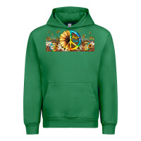 Emerald hippie soul leopard sunflower Urban Hoodie - JahusDesignShop