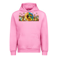 Fuchsia Pink hippie soul leopard sunflower Urban Hoodie - JahusDesignShop