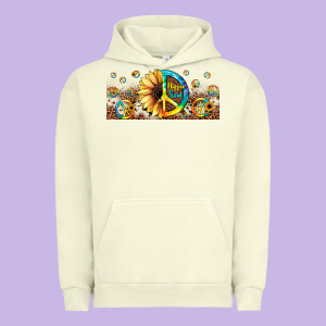 Hippie Soul Leopard Sunflower Urban Hoodie Designed By Jahusdesignshop
