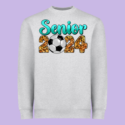 Soccer Senior 2024 Heavyweight Sweatshirt Designed By Barkaloodesign