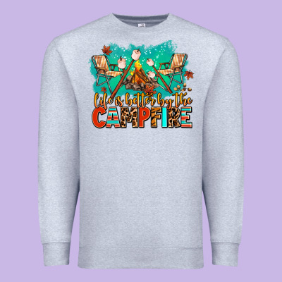 Life Is Better By The Campfire Premium Sweatshirt Designed By Adodesignshop