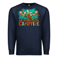 Navy life is better by the campfire Premium Sweatshirt - AdoDesignShop