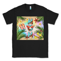 Black summer mom Classic Tee - TumblerDesignByShophia